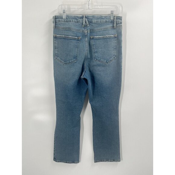 Good American Blue Straight Leg Jeans - Picture 5 of 6